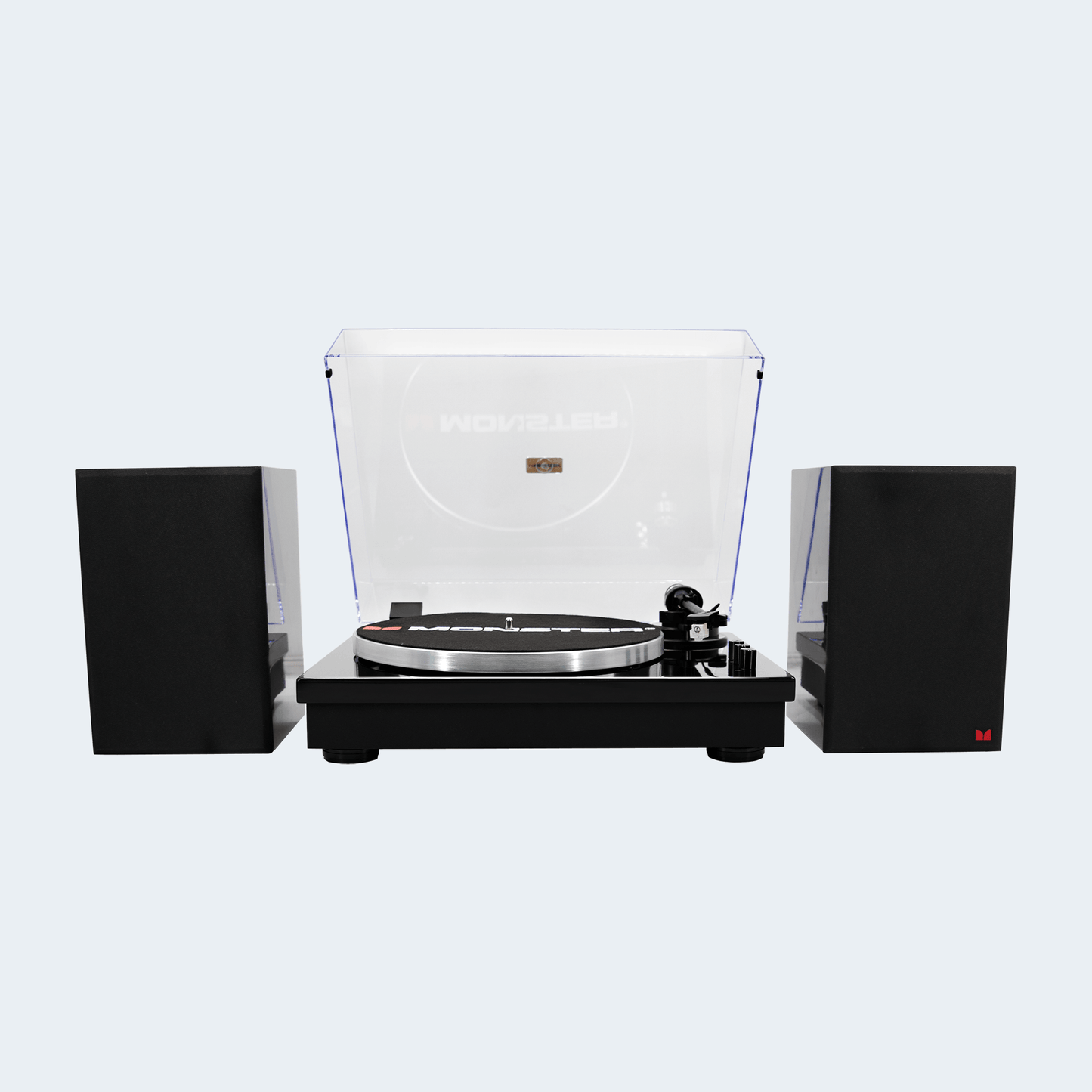 Monster MT-TT03 HIFI Bluetooth 5.0 Turntable with 2 Speakers - Ex Demo Model